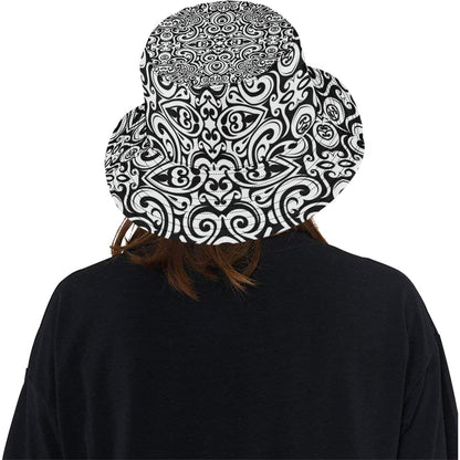 Polynesian Tattoo Pattern Unisex Bucket Hat