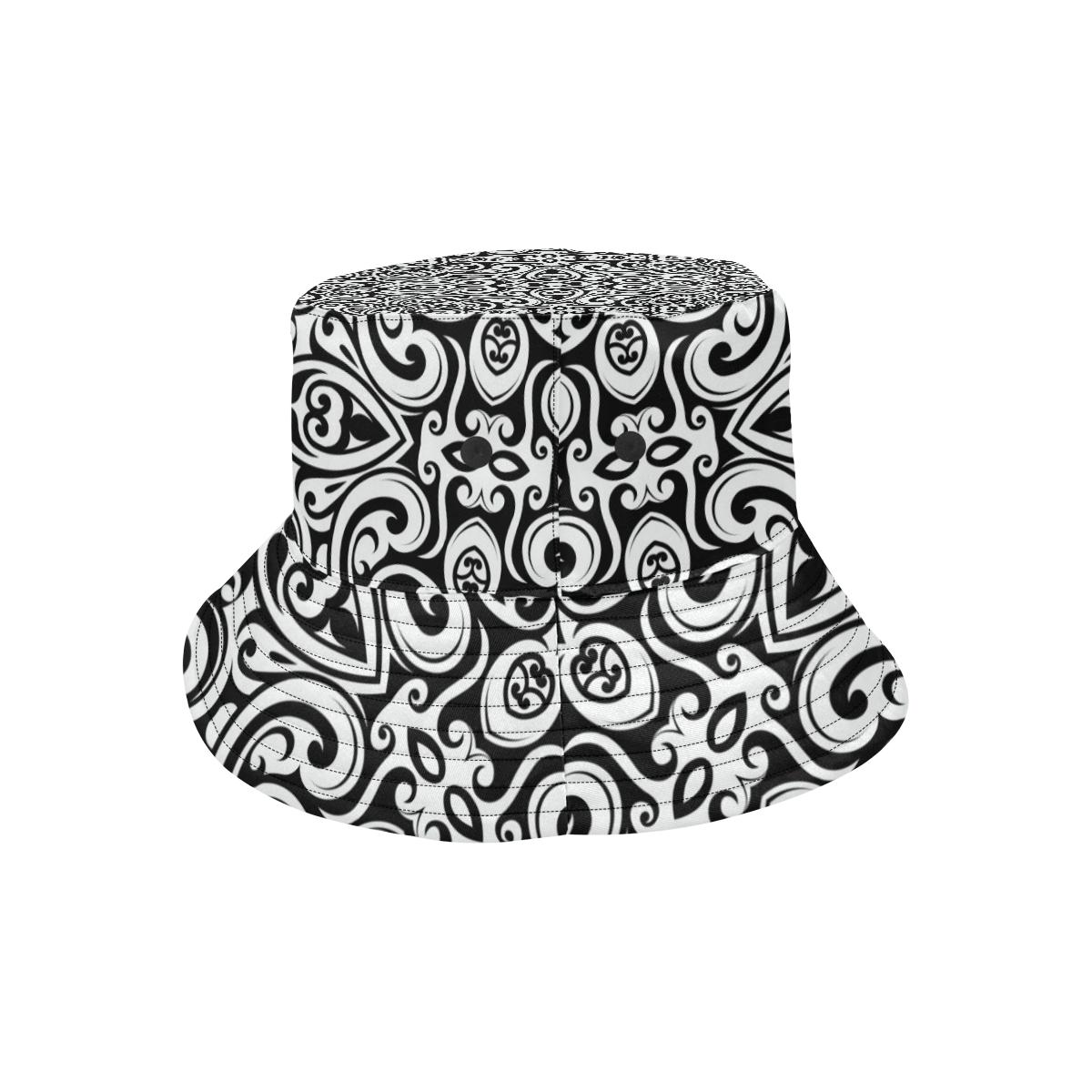 Polynesian Tattoo Pattern Unisex Bucket Hat