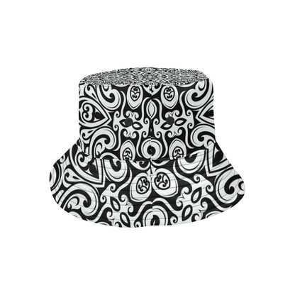 Polynesian Tattoo Pattern Unisex Bucket Hat