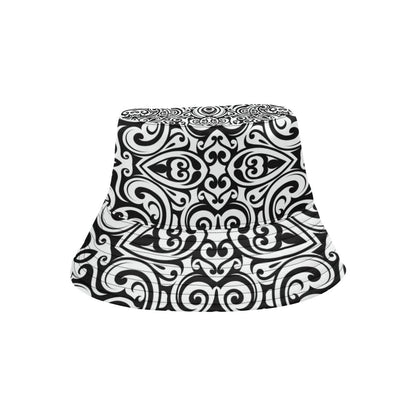 Polynesian Tattoo Pattern Unisex Bucket Hat