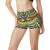 Polynesian Tattoo Print High Waisted Spandex Shorts-JTAMIGO.COM