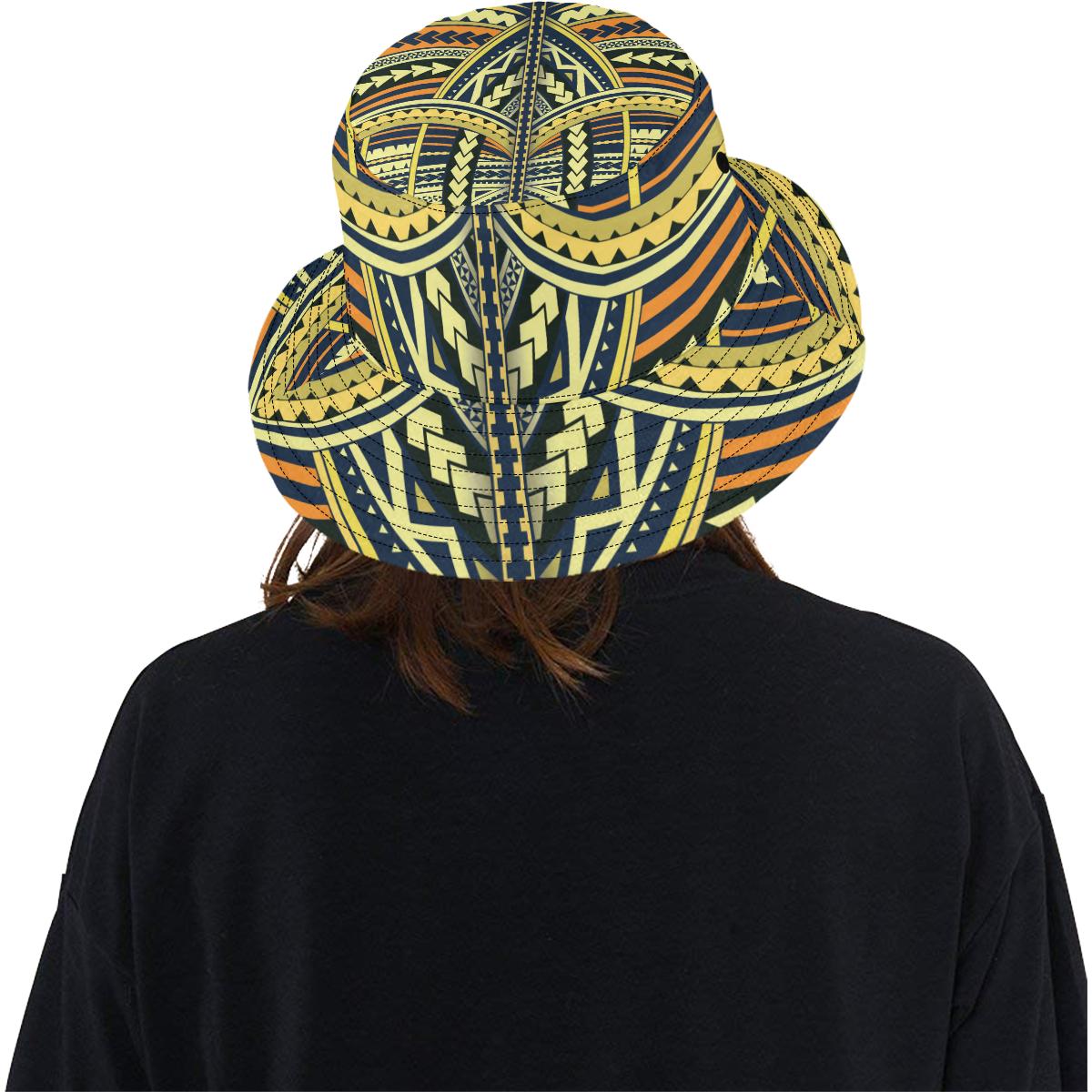 Polynesian Tattoo Print Unisex Bucket Hat