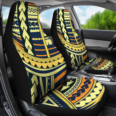 Polynesian Tattoo Print Universal Fit Car Seat Covers