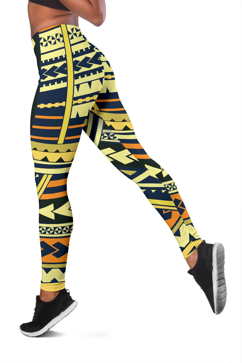 Polynesian Tattoo Print Women Leggings