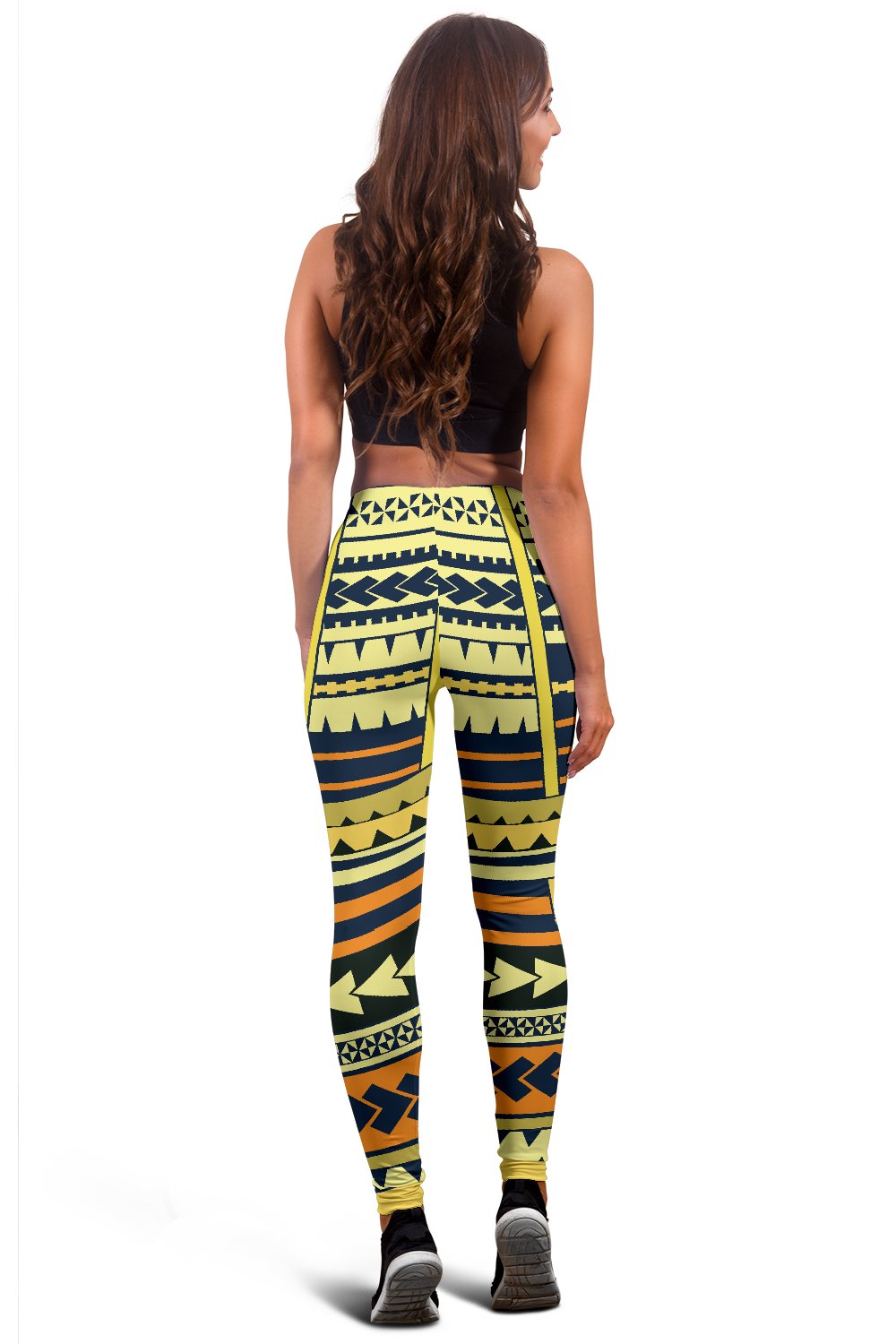 Polynesian Tattoo Print Women Leggings