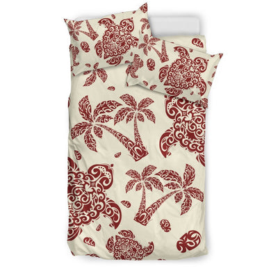 Polynesian Tattoo Turtle Themed Duvet Cover Bedding Set
