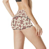 Polynesian Tattoo Turtle Themed High Waisted Spandex Shorts-JTAMIGO.COM