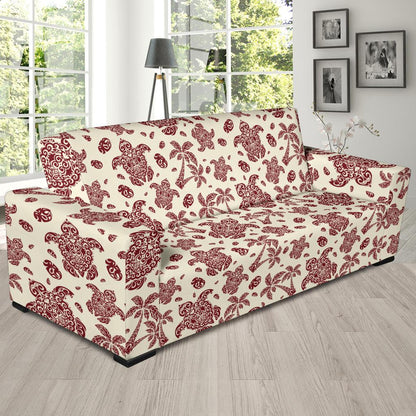 Polynesian Tattoo Turtle Themed Sofa Slipcover-JTAMIGO.COM