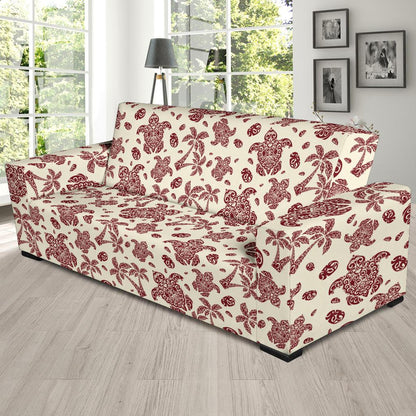 Polynesian Tattoo Turtle Themed Sofa Slipcover-JTAMIGO.COM