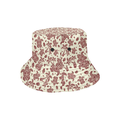 Polynesian Tattoo Turtle Themed Unisex Bucket Hat