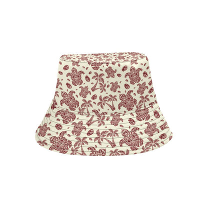 Polynesian Tattoo Turtle Themed Unisex Bucket Hat