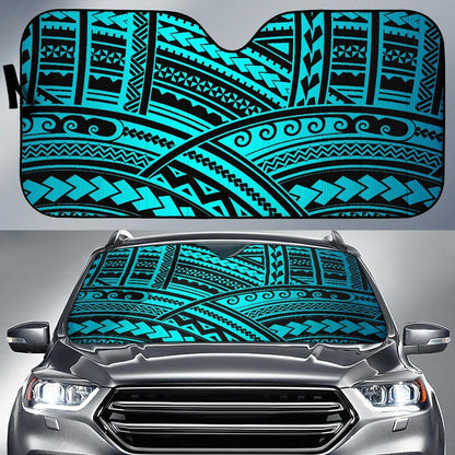 Polynesian Tribal Car Sun Shade For Windshield