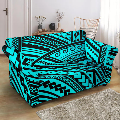 Polynesian Tribal Loveseat Slipcover-JTAMIGO.COM