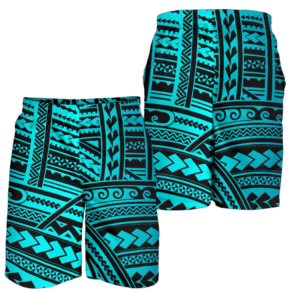 Polynesian Tribal Mens Shorts-JTAMIGO.COM