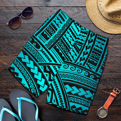 Polynesian Tribal Mens Shorts-JTAMIGO.COM