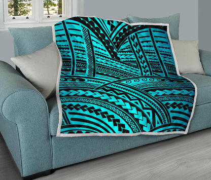 Polynesian Tribal Premium Quilt-JTAMIGO.COM