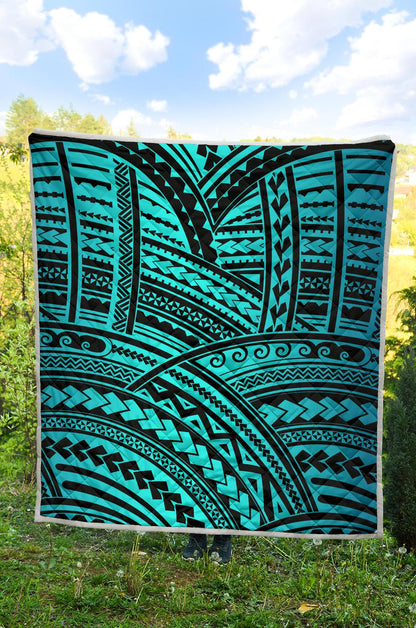 Polynesian Tribal Premium Quilt-JTAMIGO.COM