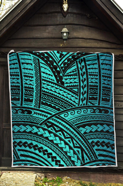 Polynesian Tribal Premium Quilt-JTAMIGO.COM