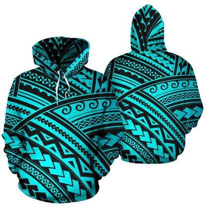 Polynesian Tribal Pullover Hoodie