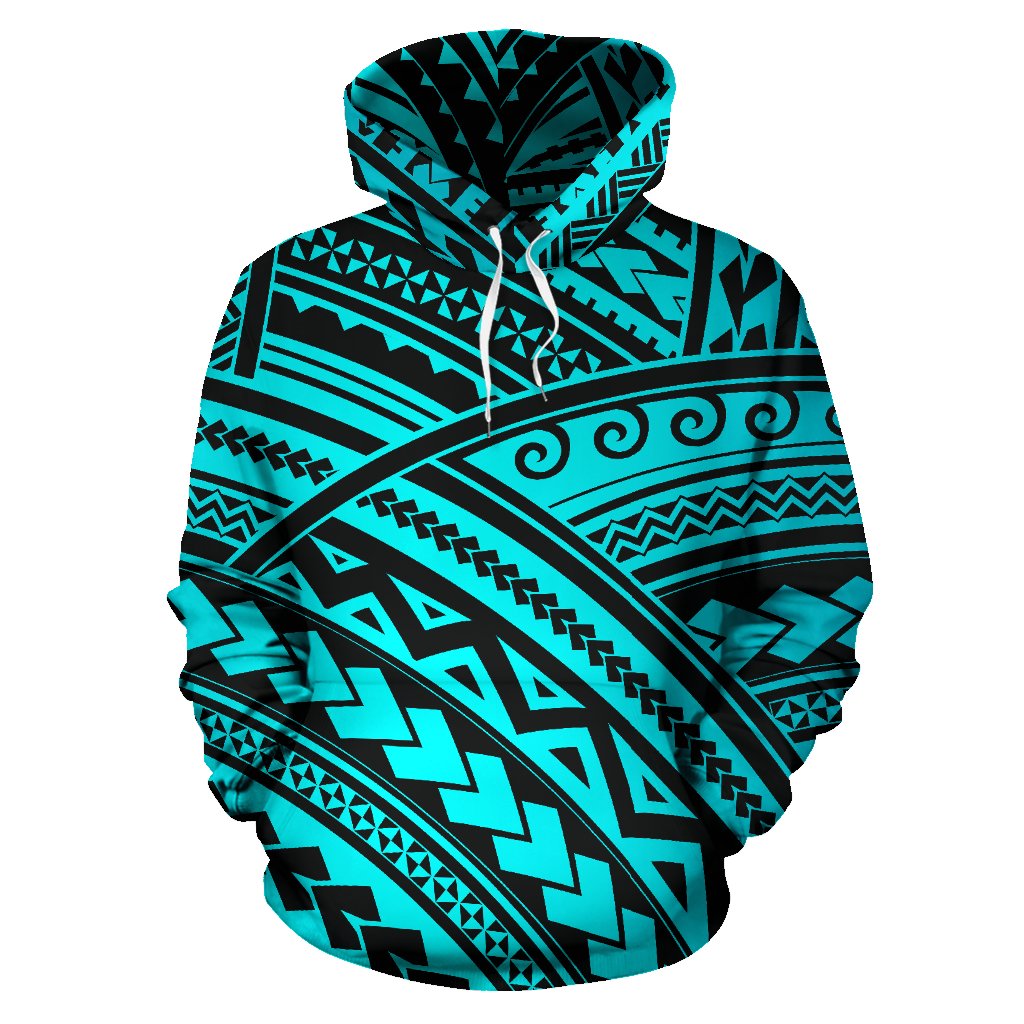 Polynesian Tribal Pullover Hoodie