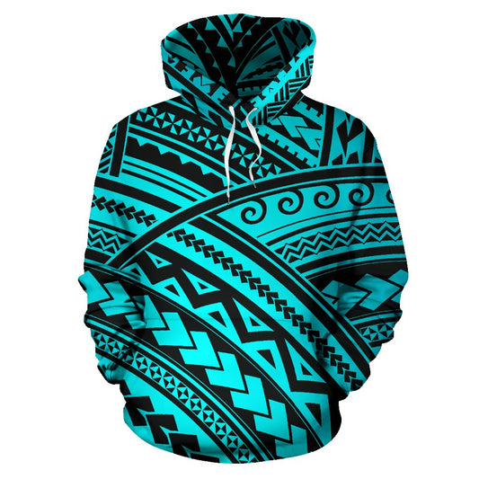 Polynesian Tribal Pullover Hoodie