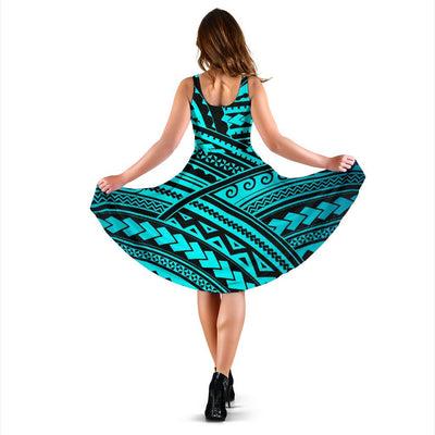 Polynesian Tribal Sleeveless Dress