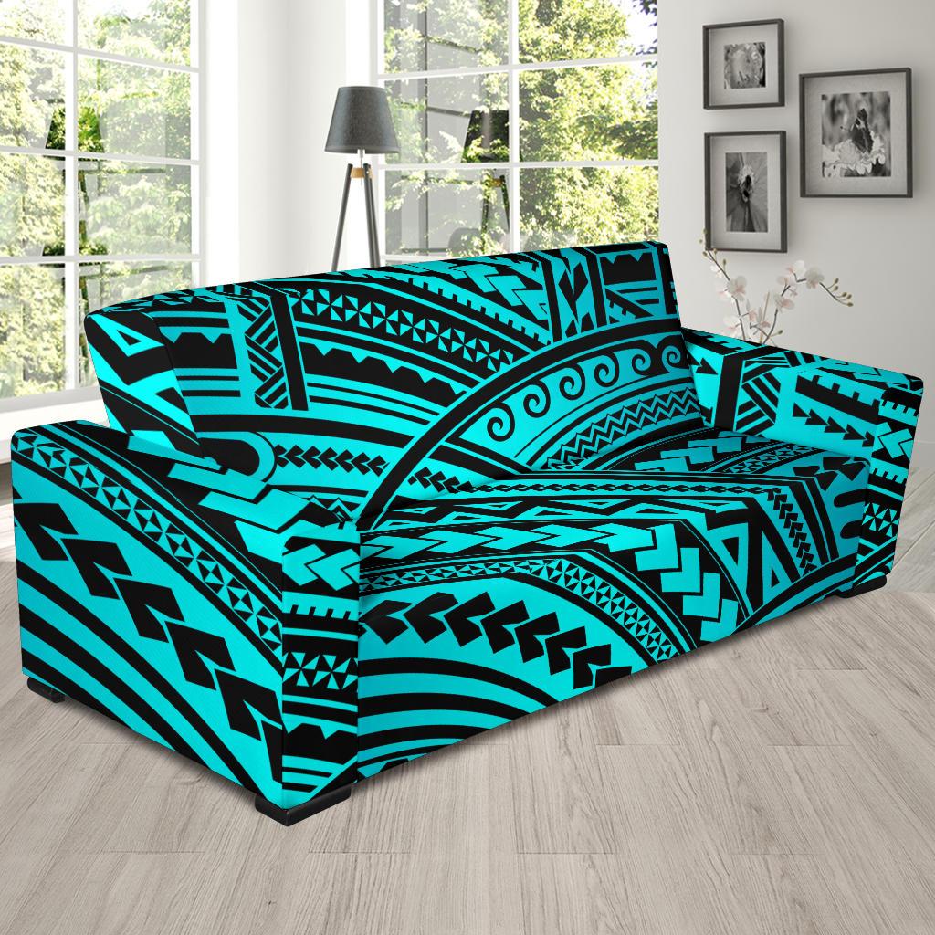 Polynesian Tribal Sofa Slipcover-JTAMIGO.COM
