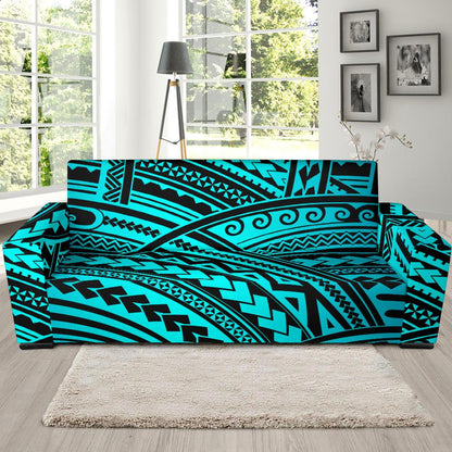 Polynesian Tribal Sofa Slipcover-JTAMIGO.COM