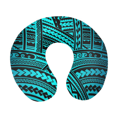 Polynesian Tribal U-Shaped Travel Neck Pillow-JTAMIGO.COM