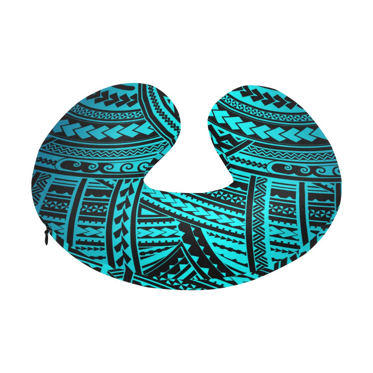 Polynesian Tribal U-Shaped Travel Neck Pillow-JTAMIGO.COM