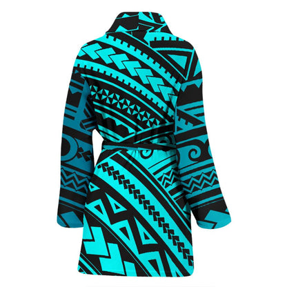 Polynesian Tribal Women Bath Robe-JTAMIGO.COM