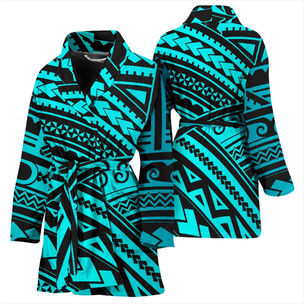 Polynesian Tribal Women Bath Robe-JTAMIGO.COM