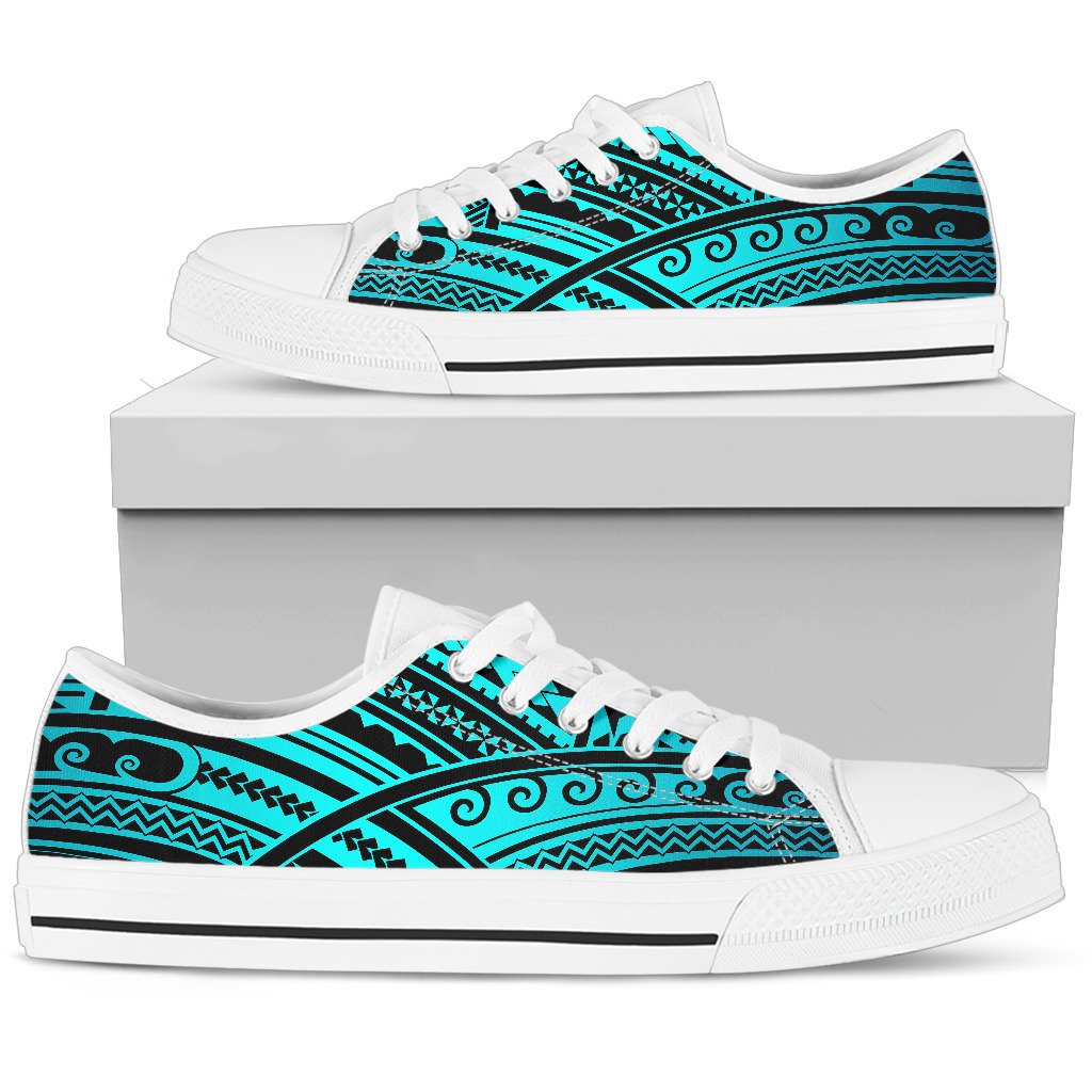 Polynesian Tribal Women Low Top Shoes-JTAMIGO.COM