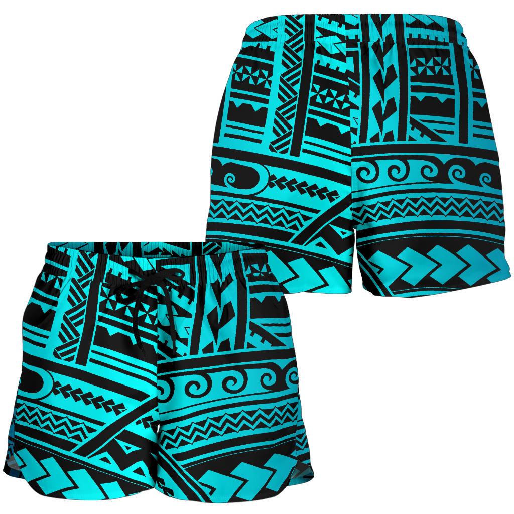 Polynesian Tribal Women Shorts-JTAMIGO.COM