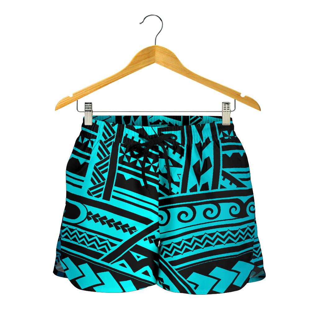 Polynesian Tribal Women Shorts-JTAMIGO.COM