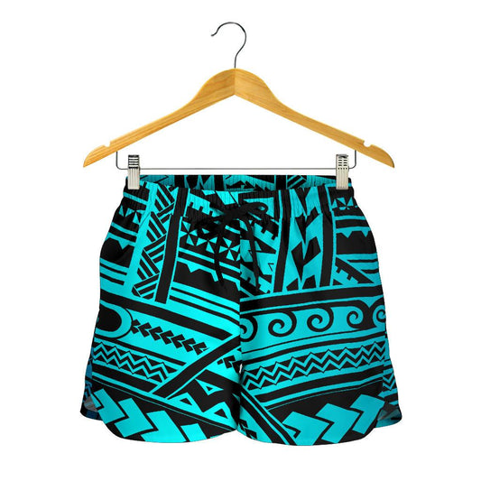 Polynesian Tribal Women Shorts-JTAMIGO.COM