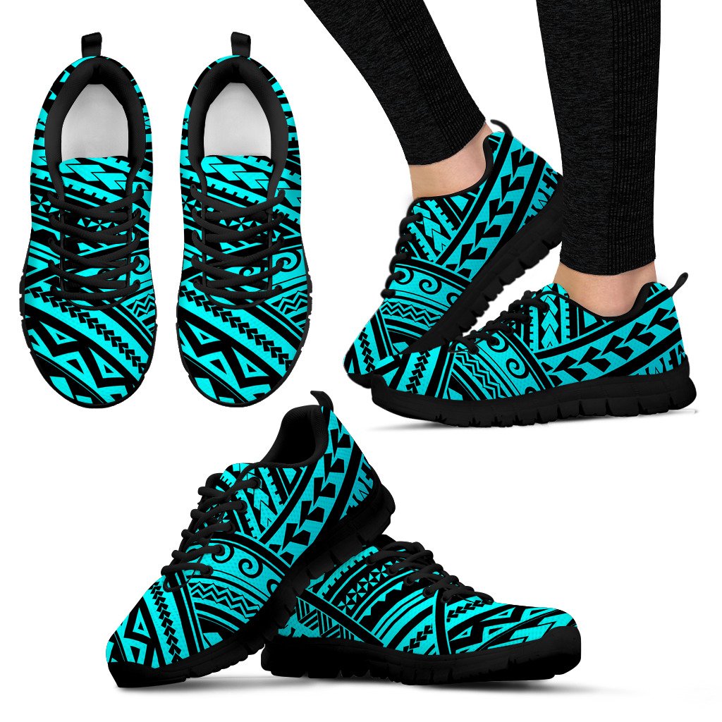 Polynesian Tribal Women Sneakers Shoes