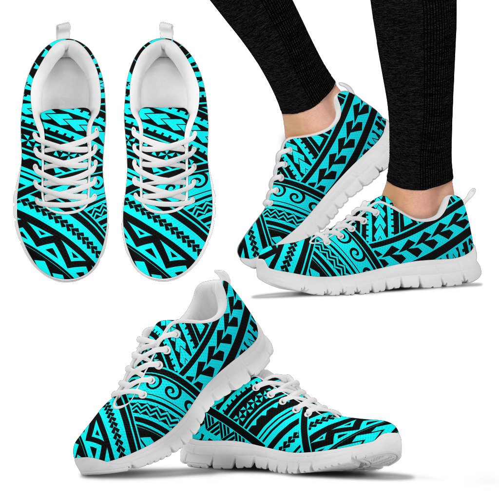 Polynesian Tribal Women Sneakers Shoes