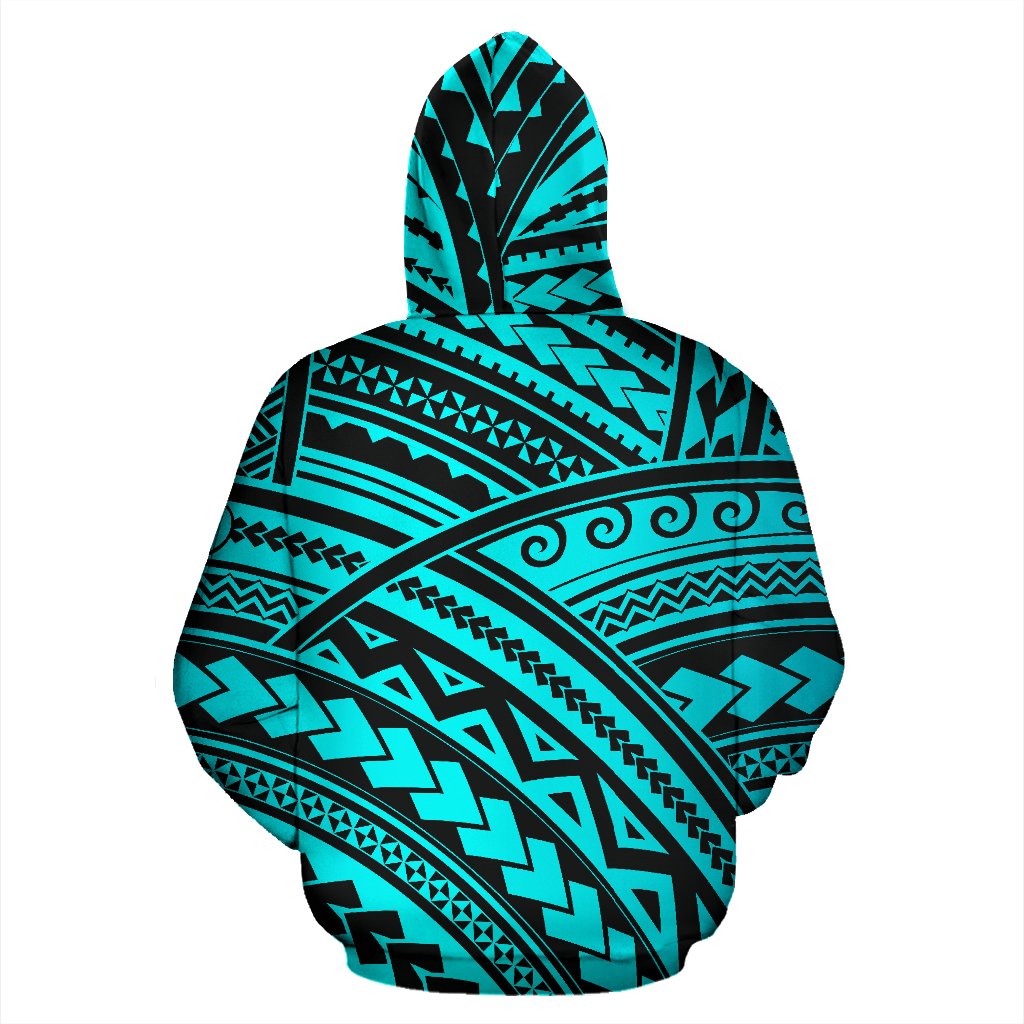 Polynesian Tribal Zip Up Hoodie