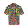 Psychedelic Trippy Flower Print Men Aloha Hawaiian Shirt