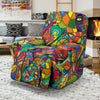 Psychedelic Trippy Flower Print Recliner Slipcover-JTAMIGO.COM