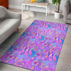 Psychedelic Trippy Mushroom Print Area Rugs-JTAMIGO.COM