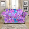 Psychedelic Trippy Mushroom Print Loveseat Sofa Protector-JTAMIGO.COM