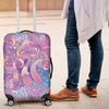 Psychedelic Trippy Mushroom Print Luggage Cover Protector