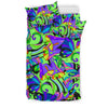 Psychedelic Trippy Mushroom Themed Duvet Cover Bedding Set