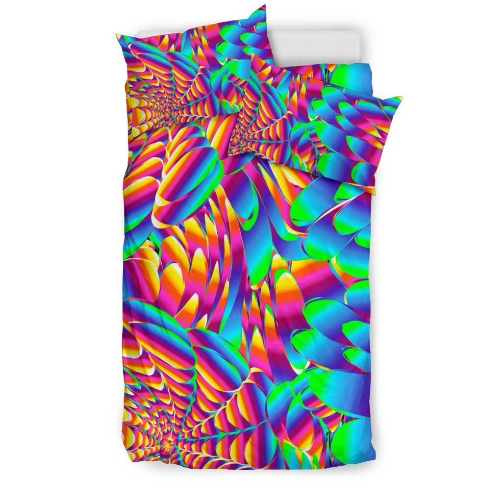 Psychedelic Trippy Pattern Duvet Cover Bedding Set