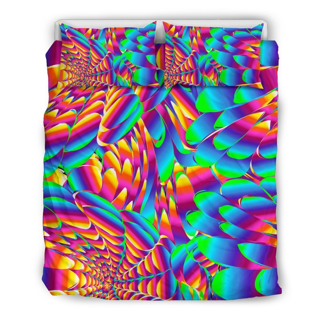 Psychedelic Trippy Pattern Duvet Cover Bedding Set