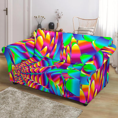 Psychedelic Trippy Pattern Loveseat Slipcover-JTAMIGO.COM