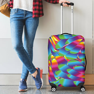 Psychedelic Trippy Pattern Luggage Cover Protector