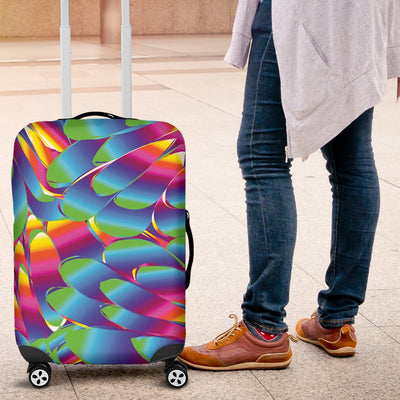 Psychedelic Trippy Pattern Luggage Cover Protector